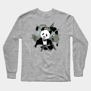 Minotaur - Panda and Strawberry Long Sleeve T-Shirt